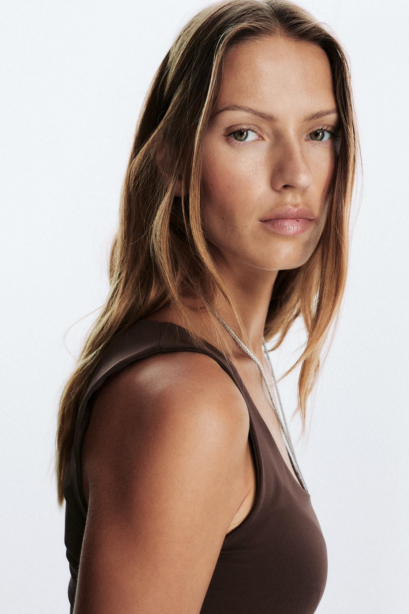 POLYAMIDE TOP WITH WIDE STRAPS | Zara UK