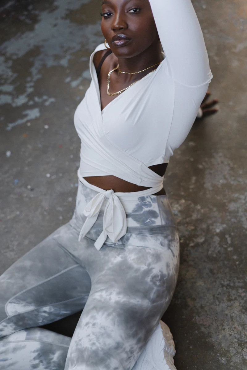 The Dancer Wrap Top - Cumulus | Vitality