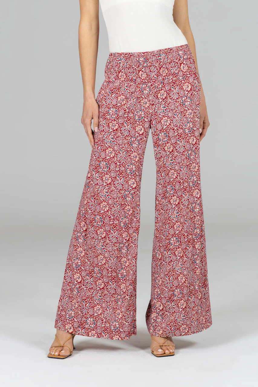 PORTOFINO TRAVEL PANT: BATIK | KIRAGRACE
