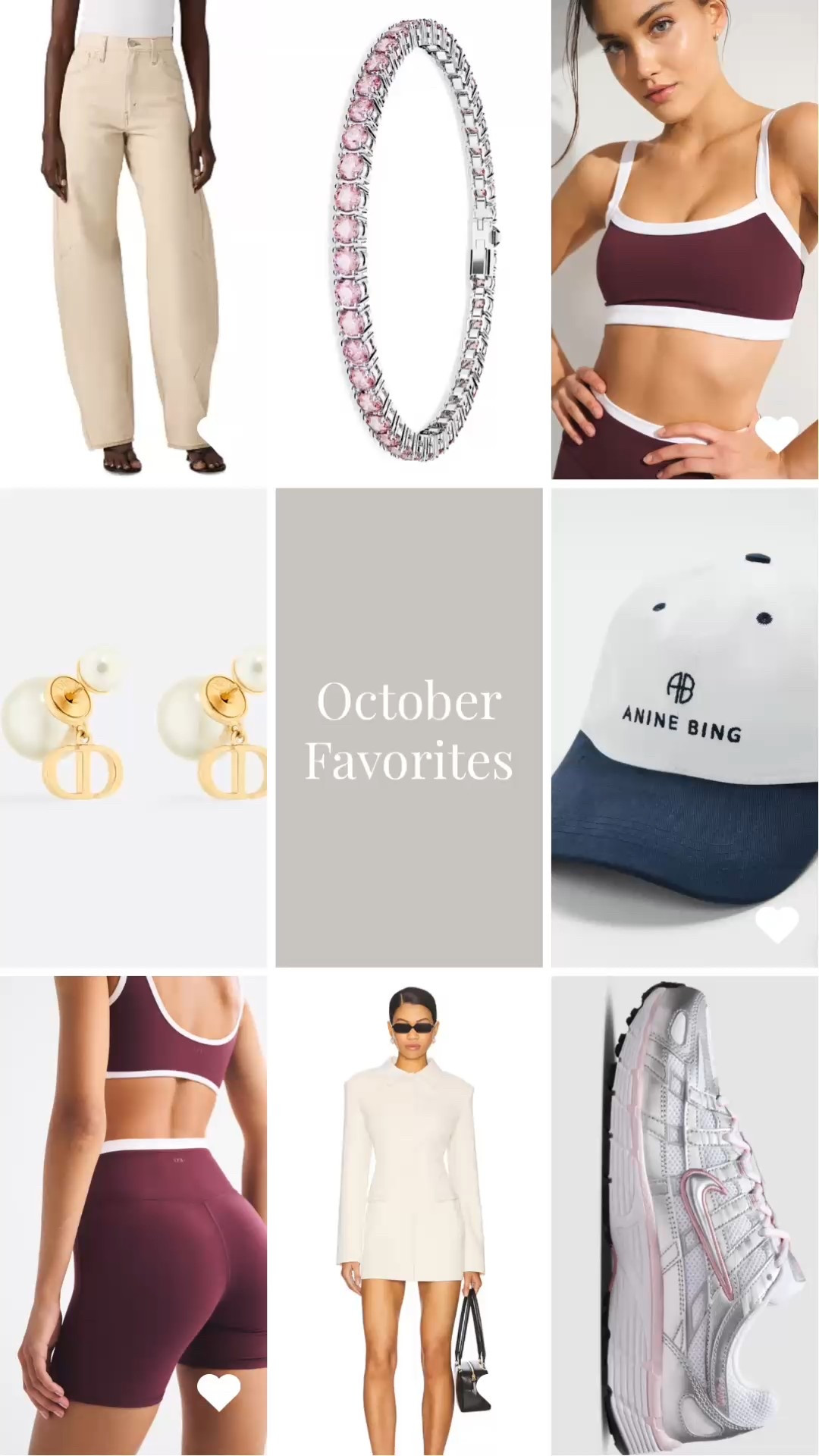 Shop my October Favorties ✨

Anine bing, dior, Ahava jewels, Abercrombie and fitch, swarvoski tennis bracelet, Levi’s barrel jeans, Nike sneakers, lioness blazer dress, Shopbop, revolve, sports bra, bike shorts, Form, leggings, sports bra, blazer, burgundy, Noli shop, denim hat, Nike, dicks sporting goods, finish line, Nordstrom rack, sneakers, ballet flats, red shoes, Steve Madden, target, slouchy bag, MESHKI, dress, plum dress, wedding guest dress, revolve, swimsuit, one piece, agua bendita, Alice lane, bubble candle dish, home, fashion, style, Florida, workout set, transform, shop form, navy leggings, chunky sneakers, September favorites, best sellers, sale, trending, what I’m loving, what i bought, pink shirt, earrings, Caitlin minimalist, athleta, dress, Meshki, target, candle dish, Alice lane home, Alo yoga, sports bra, workout set, mini skirt, yellow skirt, revolve, romper, dress, pants, cocolillys, athleta, gold hinge, workout set, leggings, pink top, halter top, malbon golf, quarter zip, men’s, one piece swimsuit, target, yellow swimsuit, august best sellers, sale, under 100, under 50, sweet Caroline collection 

#LTKFindsUnder100 #LTKFindsUnder50 #LTKGiftGuide
