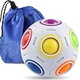 Coogam Rainbow Puzzle Ball with Pouch Color-Matching Puzzle Game Fidget Toy Stress Reliever Magic... | Amazon (US)