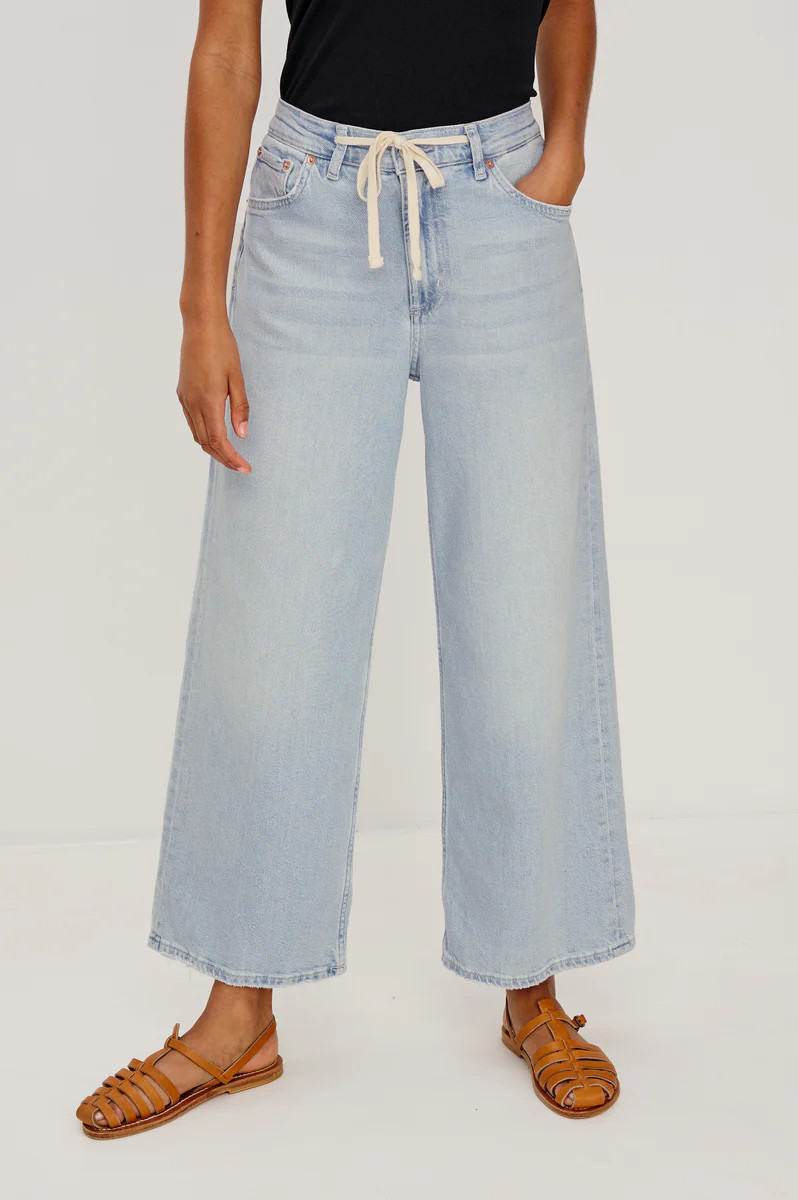 ANGELENO WIDE LEG CROP - SCUBA | Rails