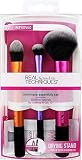 Real Techniques Technique Essentials 2.0 Makeup Brush Set, Purple, 3 pc. (RLT-1400) | Amazon (US)