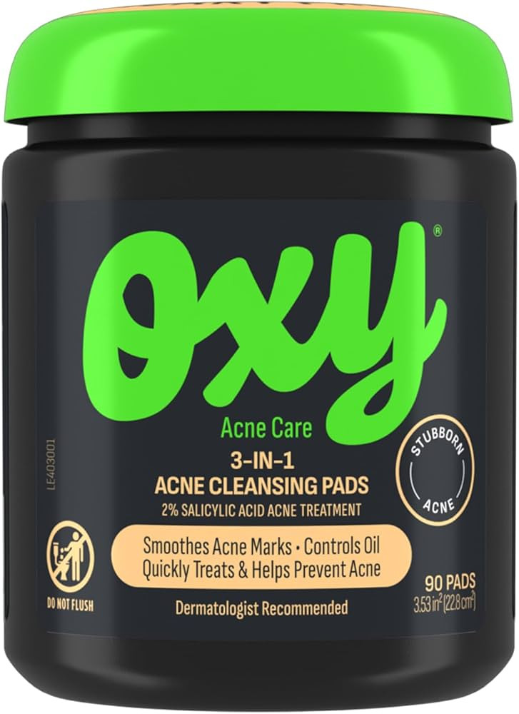Oxy Maximum Action 3-In-1 Treatment Pads, 90 Count, Packaging may vary | Amazon (US)