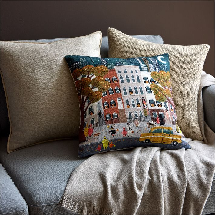 City Trick or Treat Pillow Cover Set | West Elm (US)