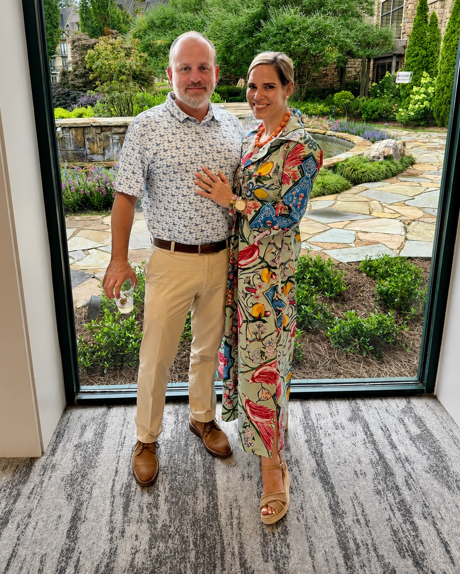 Colorful Family Style Moments 💙🌴

A colorful family moment calls for an equally colorful outfit! ✨ This vibrant printed shirt dress is a true statement piece with its playful citrus and tropical-inspired print, polished collar, and effortless silhouette. I paired it with neutral platform wedges, fun beaded bracelets, and a classic two-tone watch for a look that feels polished yet easy to wear. 🍋🌺

My little one is wearing the sweetest blue-and-white printed dress with a coordinating bow, while the rest of the family kept things classic and comfortable for a timeless look. These are the outfits that make summer memories even more special! ☀️💕

Perfect for family photos, vacation dinners, resort evenings, summer celebrations, brunch dates, and special occasions when you want to look put together without sacrificing comfort.

Resort wear, colorful print dress, tropical print outfit, citrus print fashion, family photo outfit ideas, summer occasion dress, vacation style inspiration, elevated casual style, statement dress outfit, colorful summer fashion, vacation dinner outfit, women over 40 style, chic summer look, family matching style, polished resort fashion. 🌴🍊✨

#LTKOver40 #LTKootd #LTKSeasonal