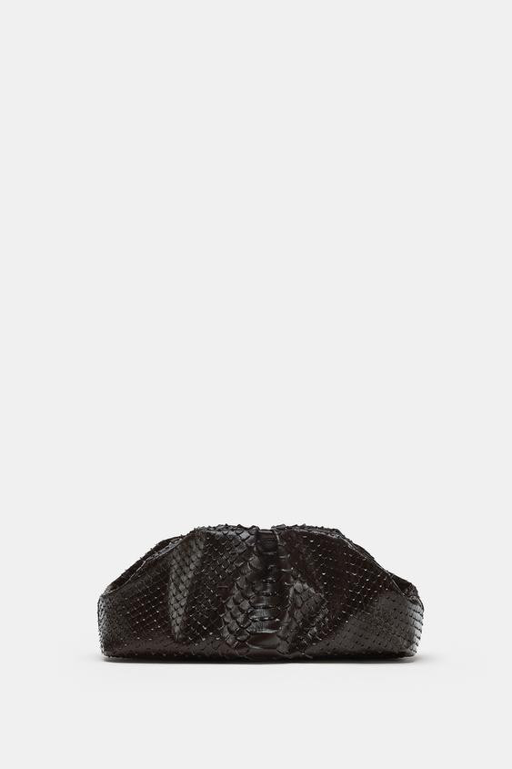 ANIMAL-PRINT ENVELOPE BAG - Brown - ONE SIZE ONLY | Zara US