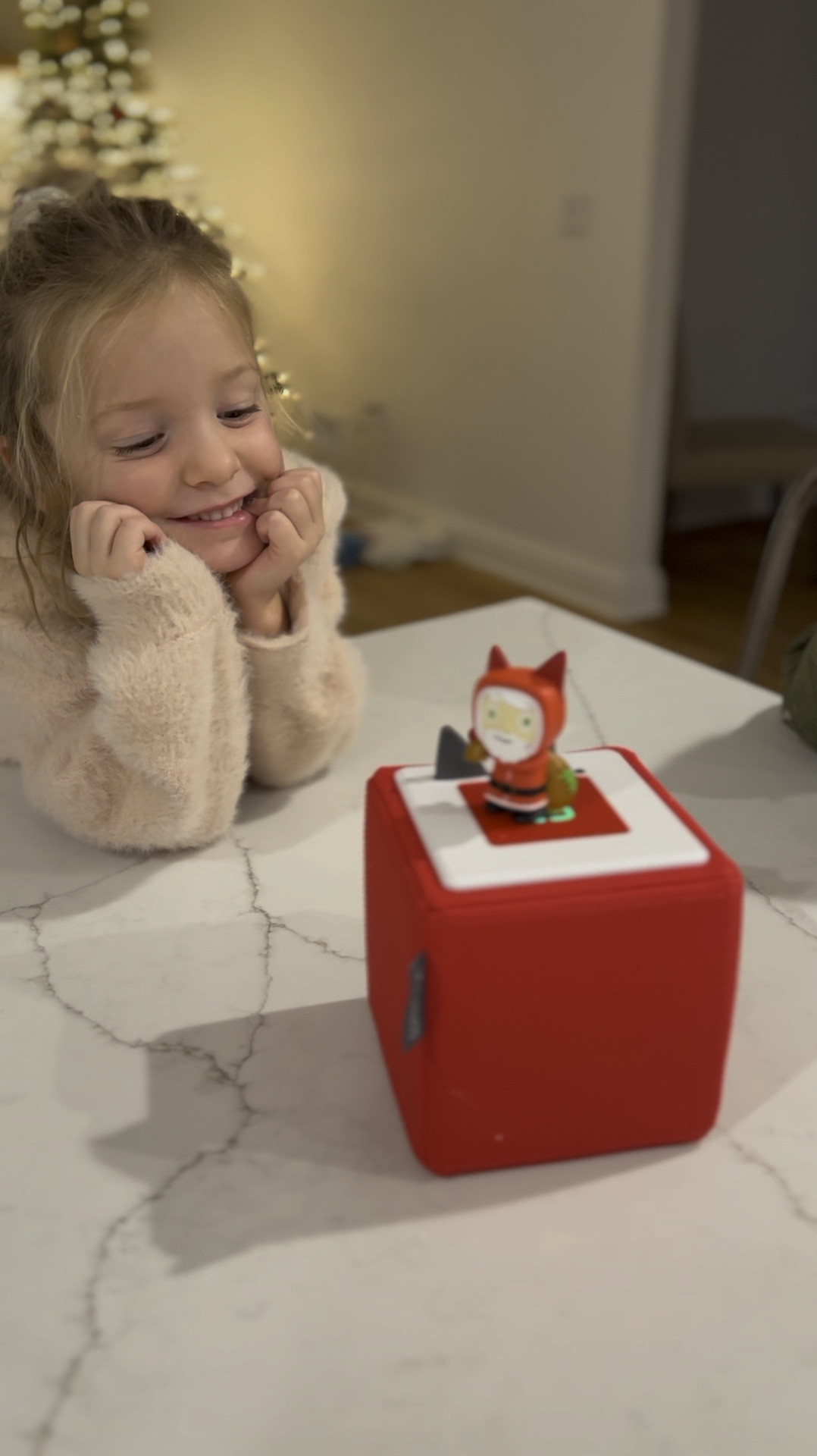 You can personalize this Santa Tonie with up to 90 minutes of your own messages, stories, or songs. Or, you can head to the Tonie website or app and select your child's name and Santa will send them a "custom" message. Our elf left it for my kids, and they thought it was the coolest thing. 

#LTKHoliday #LTKGiftGuide #LTKKids
