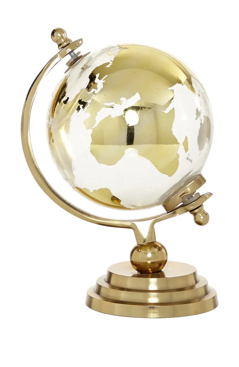 Goldtone Aluminum Globe | Nordstrom Rack