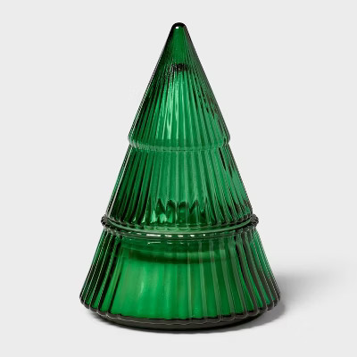 2 Wick Figural Tree Glass Jar Candle - Threshold™ | Target