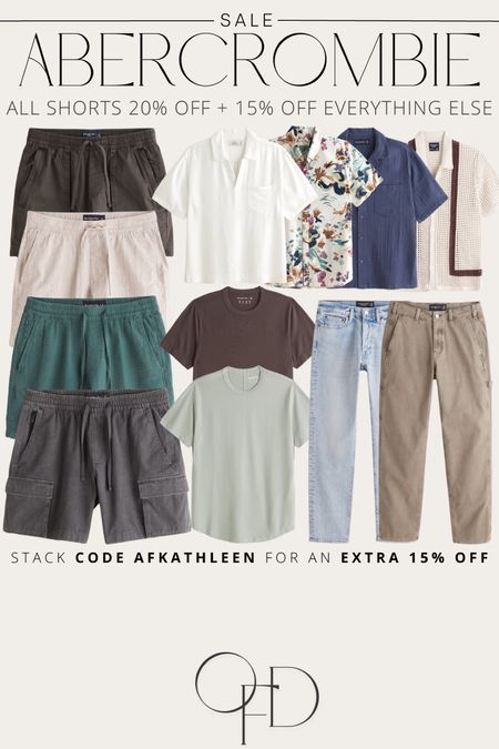 Abercrombie Short Sale!
All shorts 20% off + everything else is 15% off! AND you can stack my code AFKATHLEEN for an extra 15% off.
#kathleenpost #abercrombie