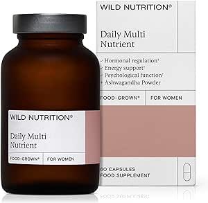WILD NUTRITION Food Grown Multivitamin Tablets for Women | Magnesium, Ashwagandha, Selenium Zinc ... | Amazon (UK)