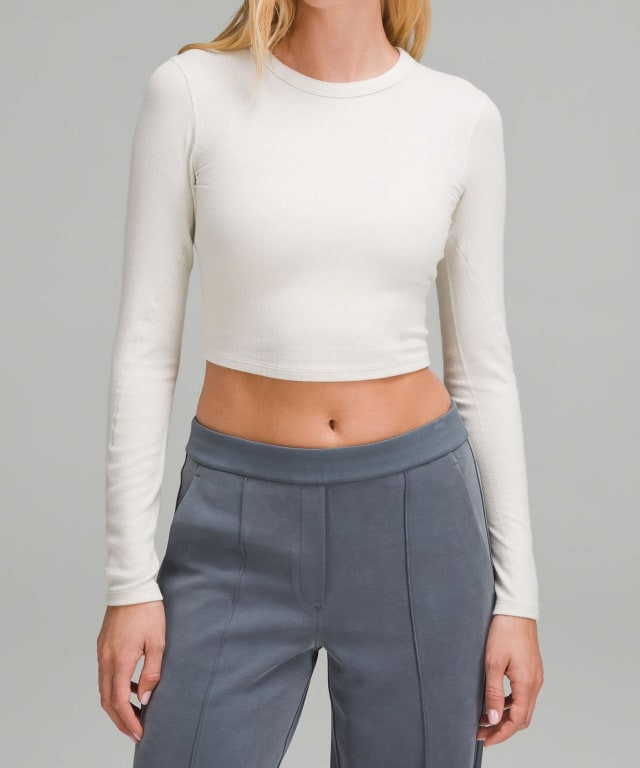Hold Tight Straight-Hem Cropped Long-Sleeve Shirt - Resale | Lululemon (US)
