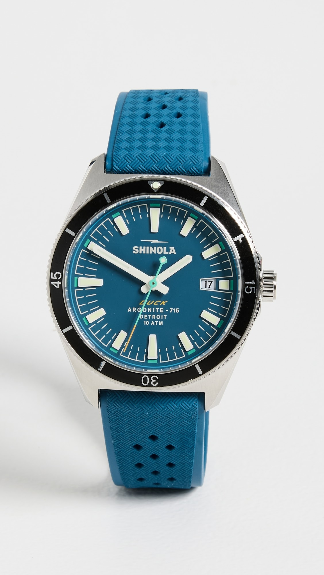Duck 3hd 40mm, Blue Rubber Strap Watch | Shopbop