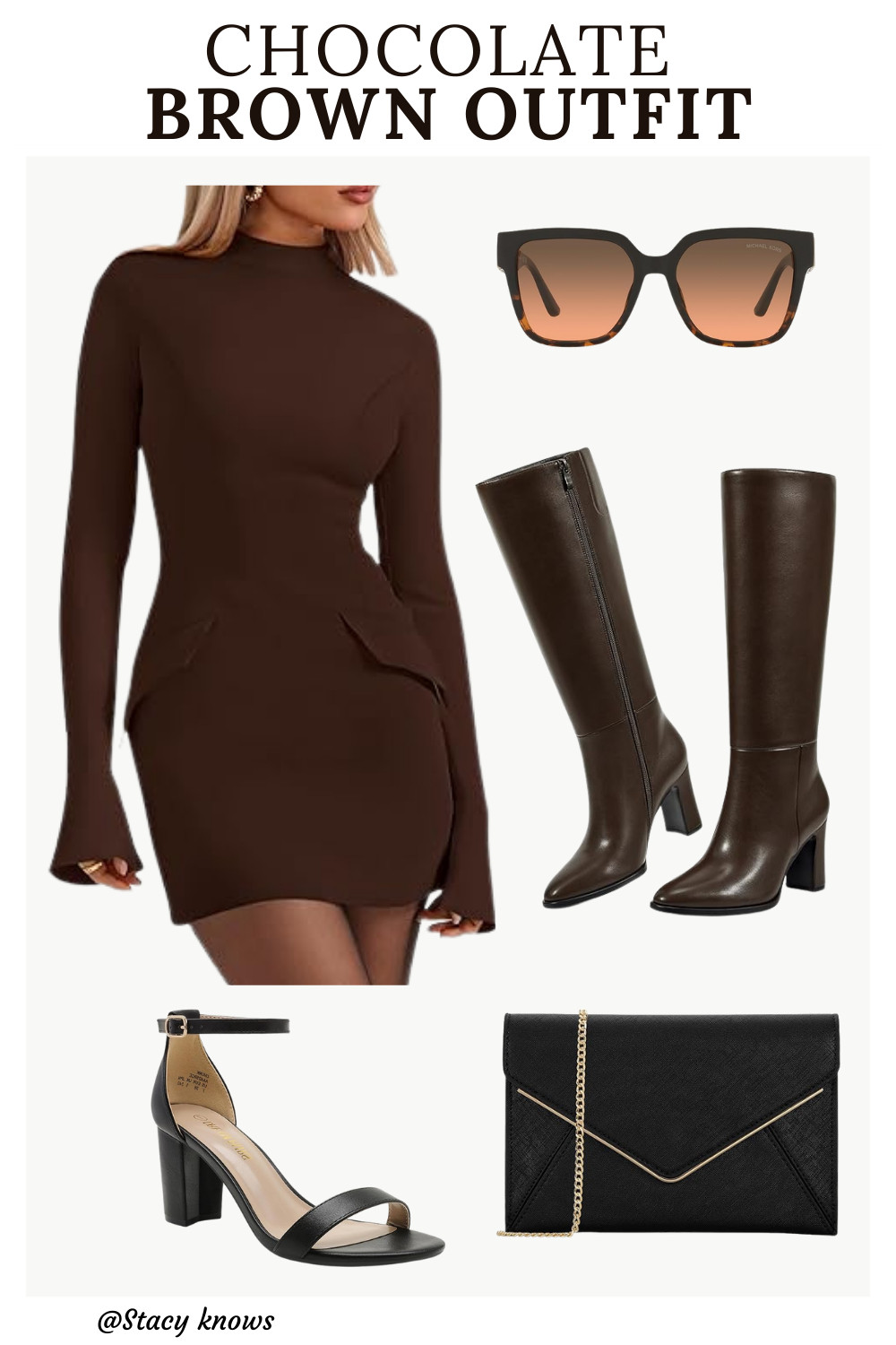 Move over black—chocolate brown is the moment! There is something so rich and elevated about a monochrome brown look. It’s the perfect "expensive-looking" neutral that feels cozy yet totally polished. Shop my favorite chocolate brown outfit finds linked on my LTK! 
#LTKcolorsoftheseason #ChocolateBrown #BrownAesthetic #MonochromeOutfit #NeutralStyle #QuietLuxury #WinterOutfits #FallFashion #ChicStyle #StyleInspo #OOTD 

 #LTKootd #LTKSeasonal #LTKPetite
