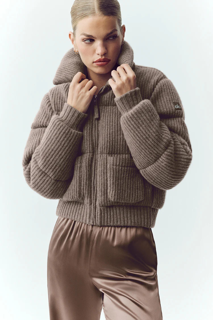 Cashmere Northstar Sweater Puffer | Alo Yoga (US)