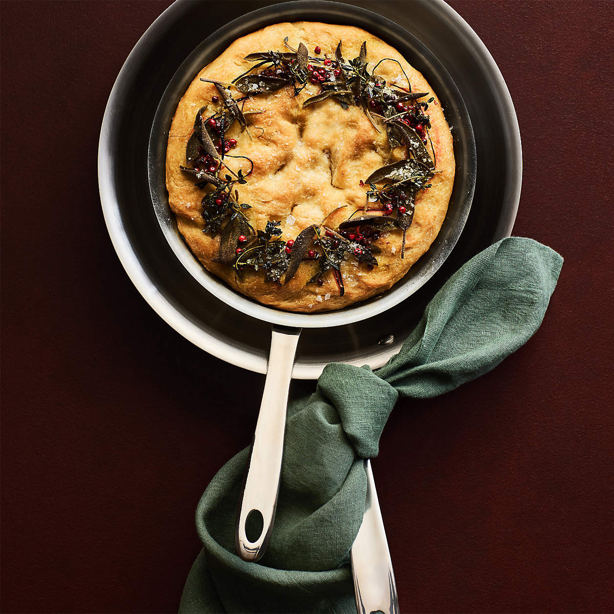 All-Clad D3 Curated Stainless Steel 8" and 10" Fry Pans Set + Reviews | Crate & Barrel | Crate & Barrel