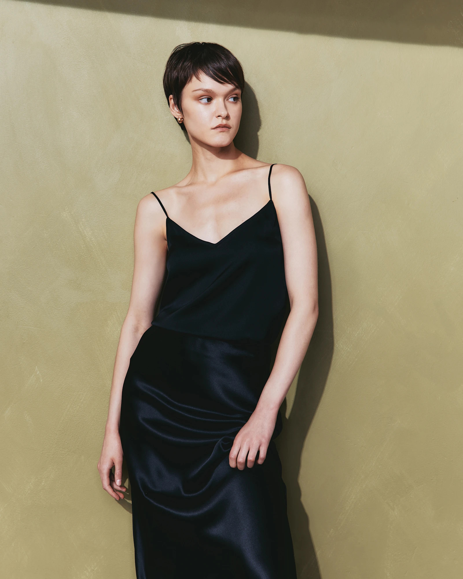 Washable Stretch Silk V-Neck Cami | Quince