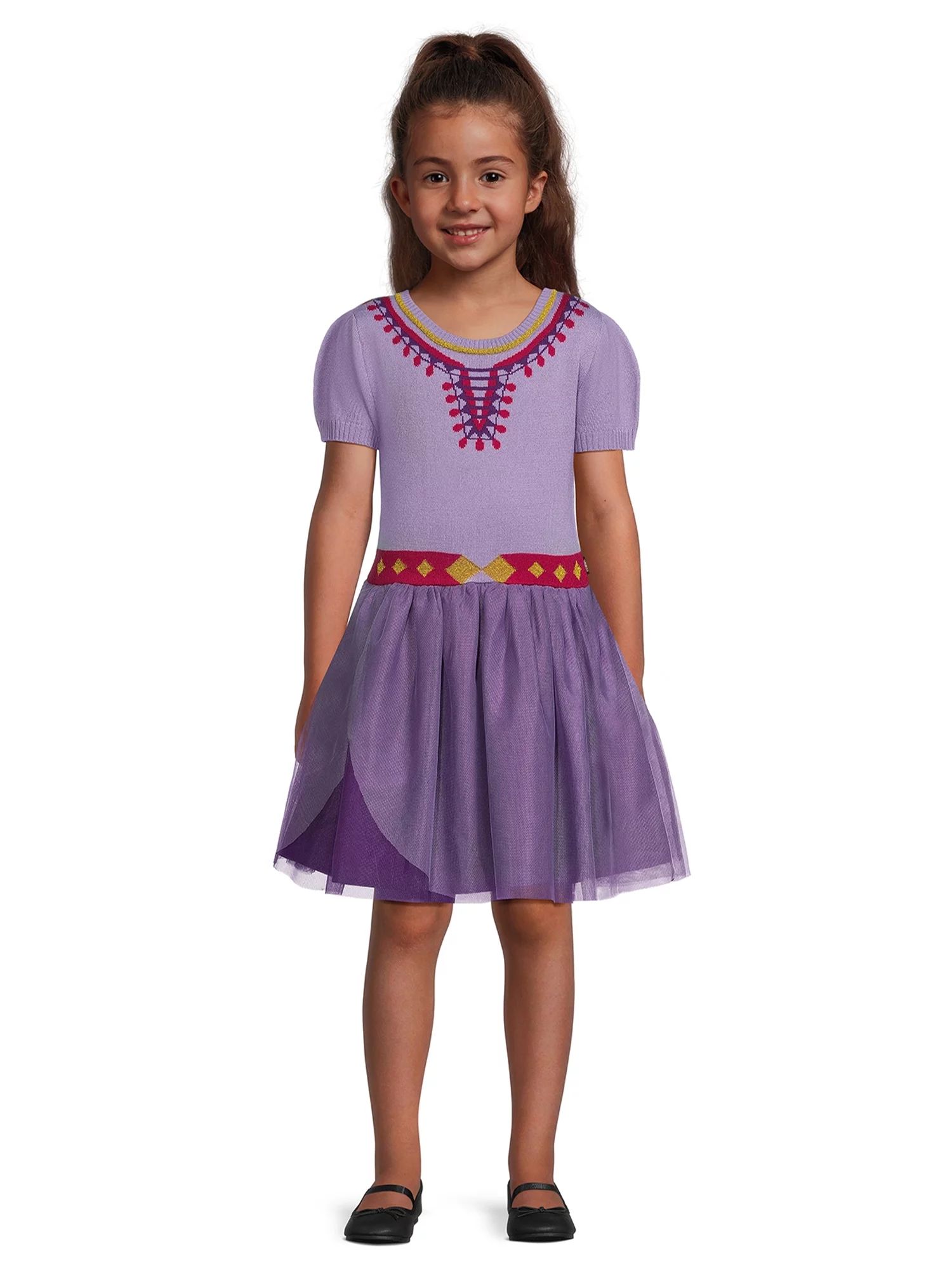 Toddler Girl Purple Wish Dress, Sizes 2T-4T - Walmart.com | Walmart (US)