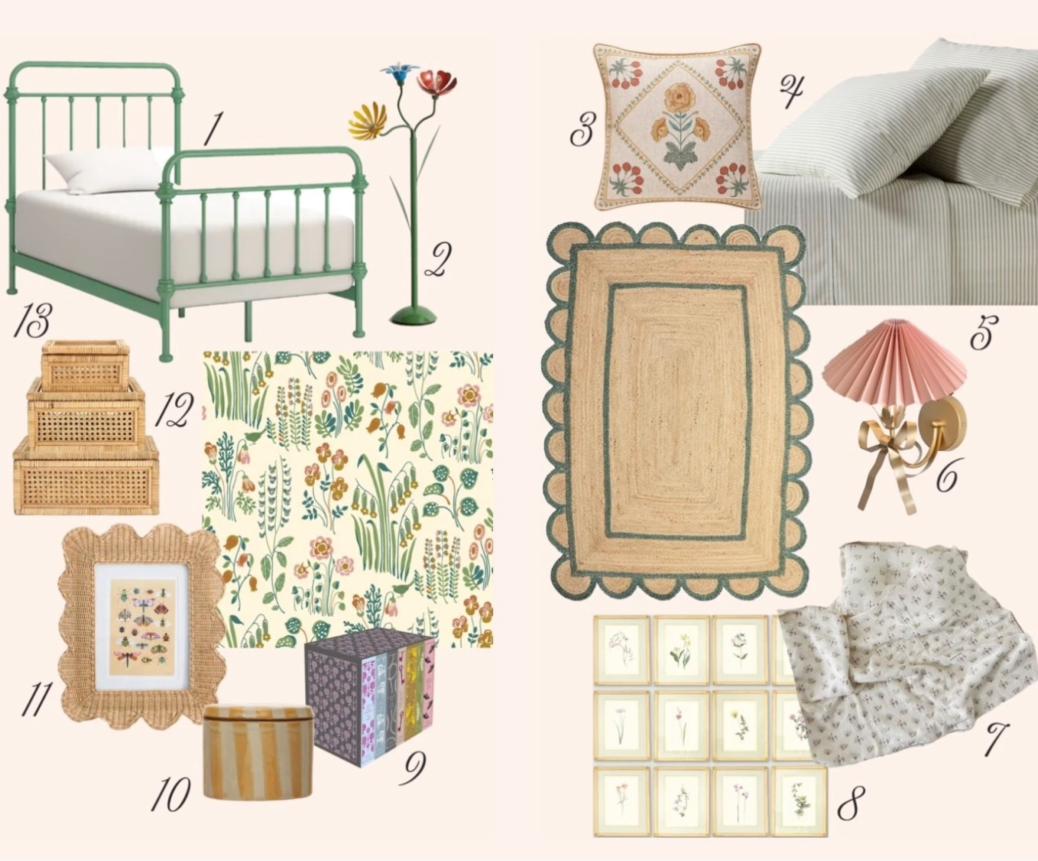 style guide for a whimsical Cottagecore kids room! 🎀✨🦢🏹🧚

#LTKhome #LTKkids #LTKfindsunder100