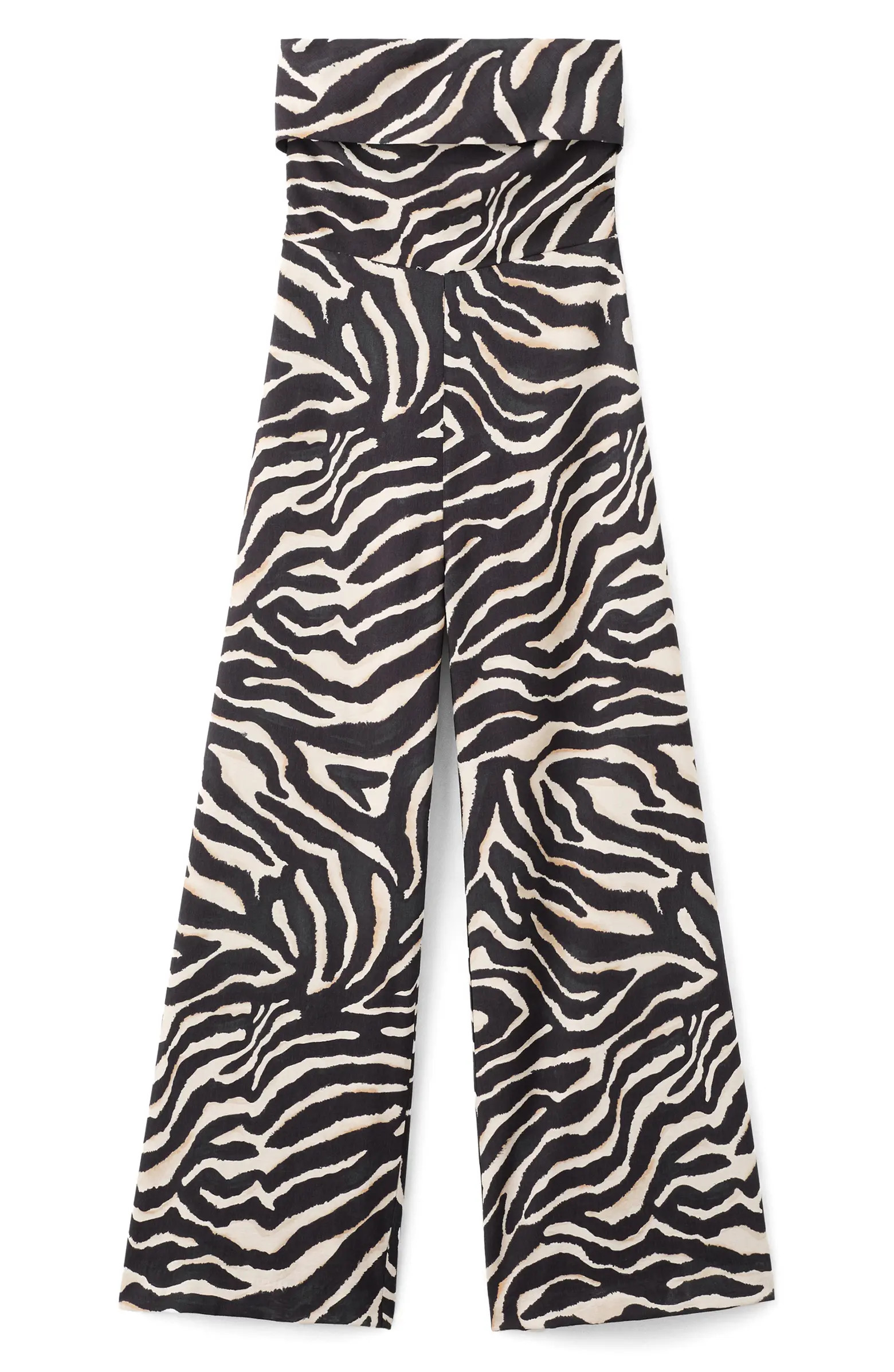 MANGO Strapless Jumpsuit | Nordstrom | Nordstrom