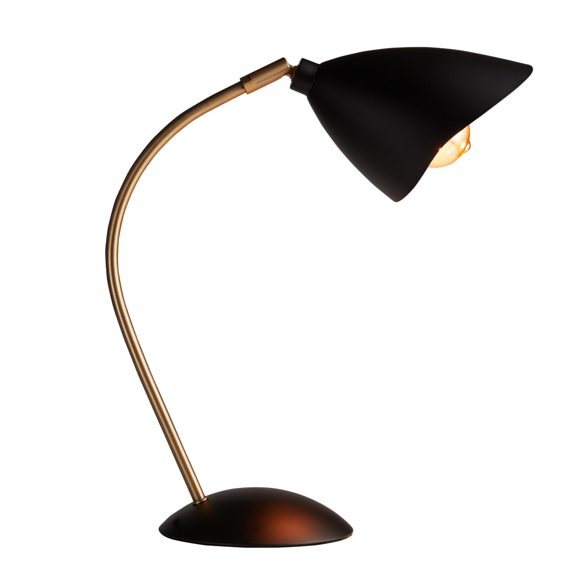 Black and Brass Ashton Task Desk Lamp by World Market | World Market