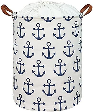 DDBASKET Large Laundry Basket with Lid Collapsible Toy Storage Bin Drawstring Baby Clothes Hamper wi | Amazon (US)