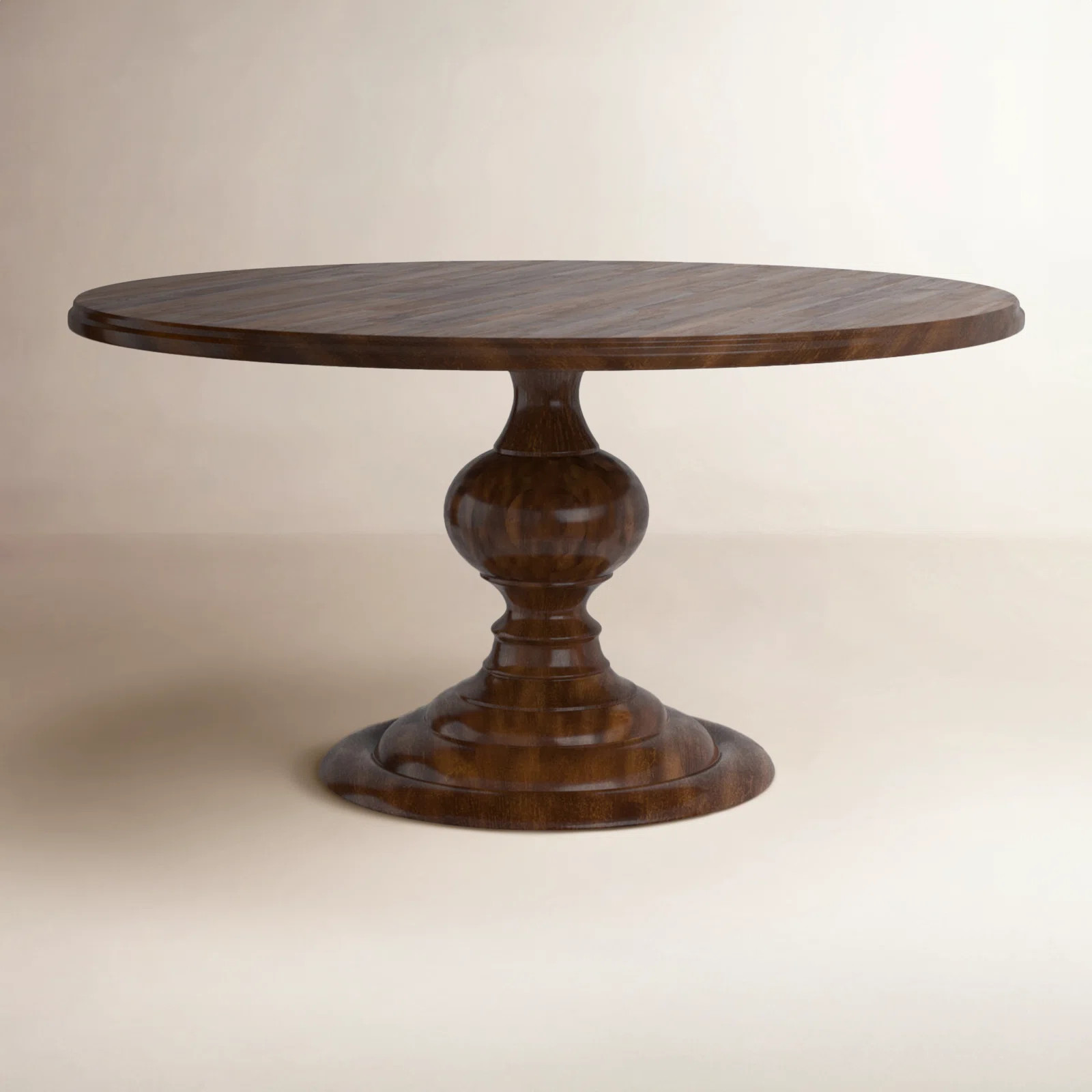 Tanisha Mango Solid Wood Pedestal Dining Table | Wayfair North America