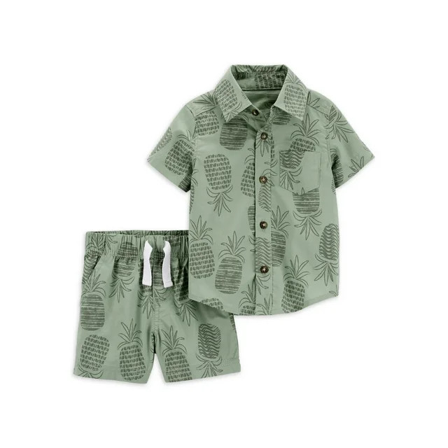 Carter's Child of Mine Baby Boy Outfit Set, 2-Piece, Sizes 0/3-24 Months | Walmart (US)