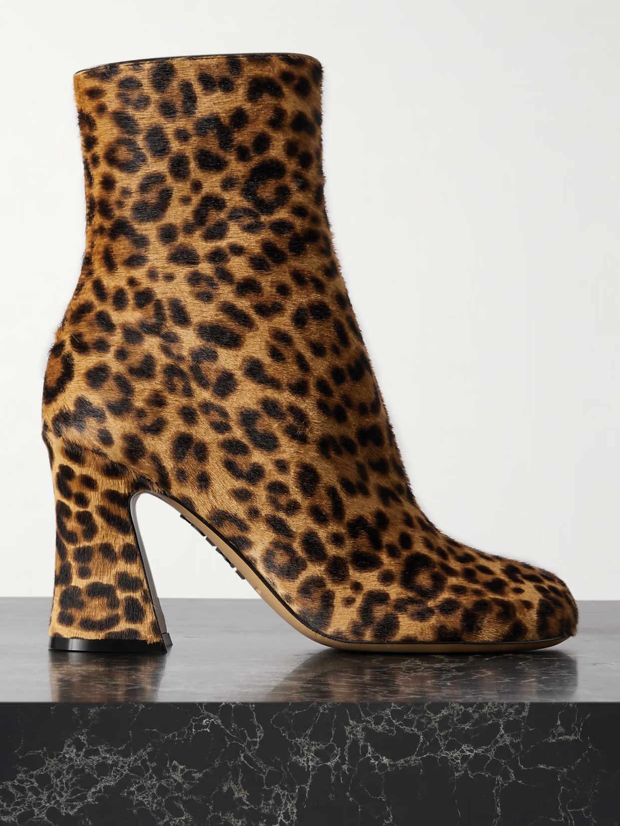 ON - Leopard-print Calf Hair Ankle Boots - Animal print | NET-A-PORTER (US)