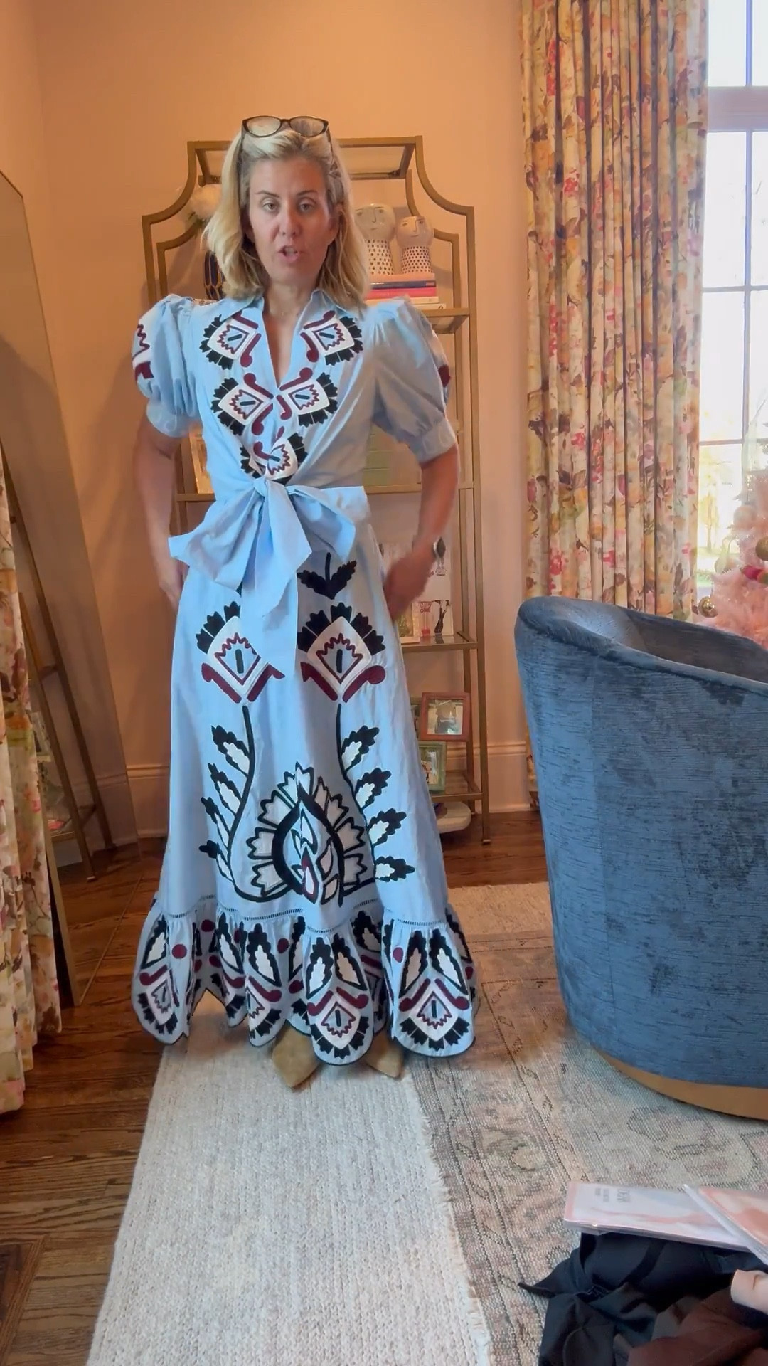 Statement dress that can be worn year round! The embroidery is gorgeous!! 

I’m in an xs! 

#LTKmomlife #LTKSaleAlert #LTKgrwm