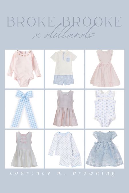 The Broke Brooke x Dillard’s collection is here! The sweetest classic kids clothes in pinks and blues! Kids clothes, Easter outfit, classic boy clothes, kids swimsuit 

#LTKbaby #LTKfamily #LTKkids