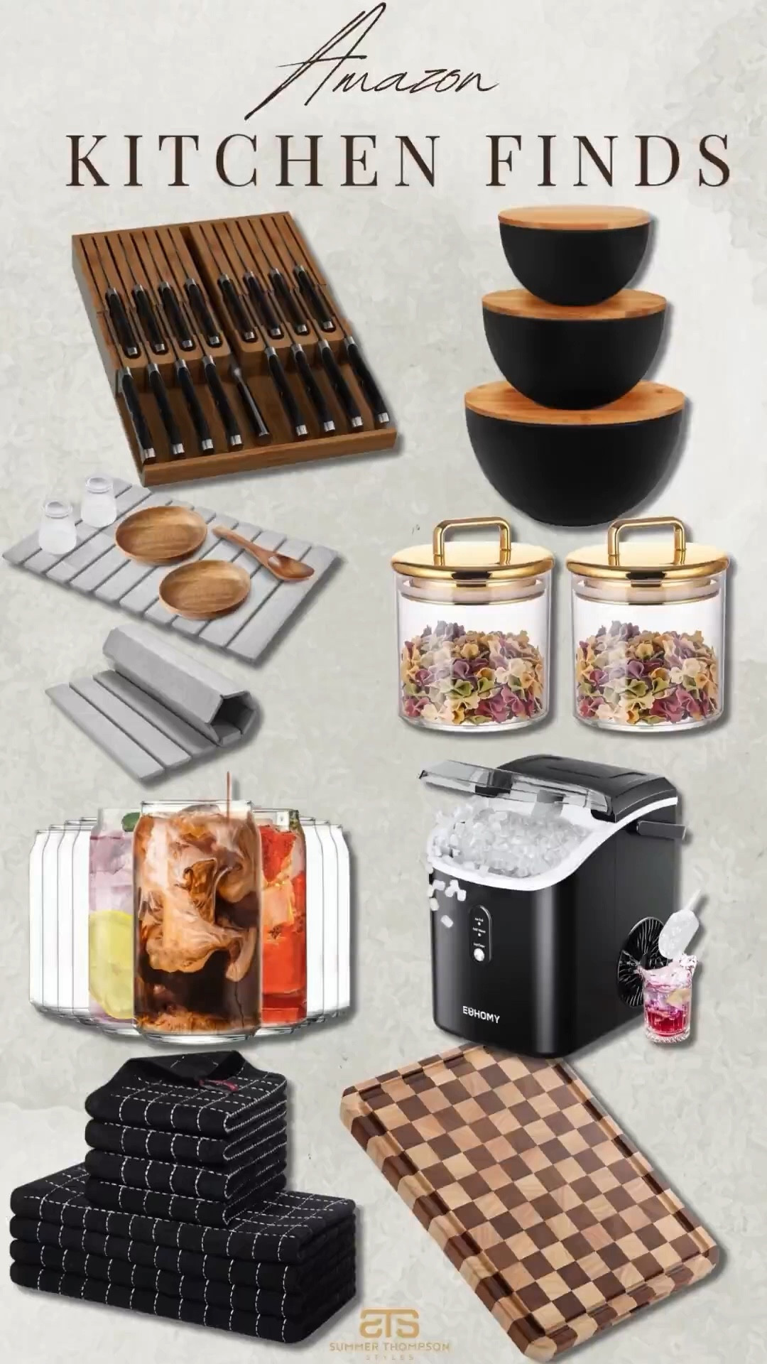 Amazon kitchen finds I’m currently loving! 

Amazon. Canisters. Drying mat. Glasses. Ice maker. Kitchen favorites. Favorite finds. Affordable home  

#LTKFindsUnder100 #LTKHome #LTKSeasonal