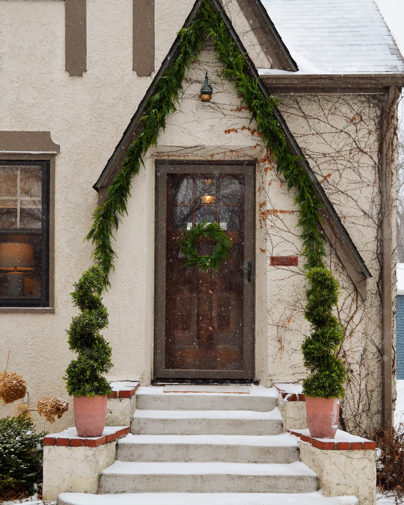 It snowed here all day yesterday! The light, ornamental kind of snow that just makes you sooo excited and ready for the Holidays! It’s melting today, but I’m still riding yesterday’s high. 🤗 To be clear, I’m very much a snow-for-Christmas-but-melt-in-January-kind-of-person, but I know that’s wishful thinking! Where do you fall on the subject of snow? And do you have any where you are?

For deets on the winter greens situation here at our front door, comment GREENS and I’ll DM you all the links. They happen to be 25% off right now! 

#LTKHoliday #LTKSeasonal #LTKHome