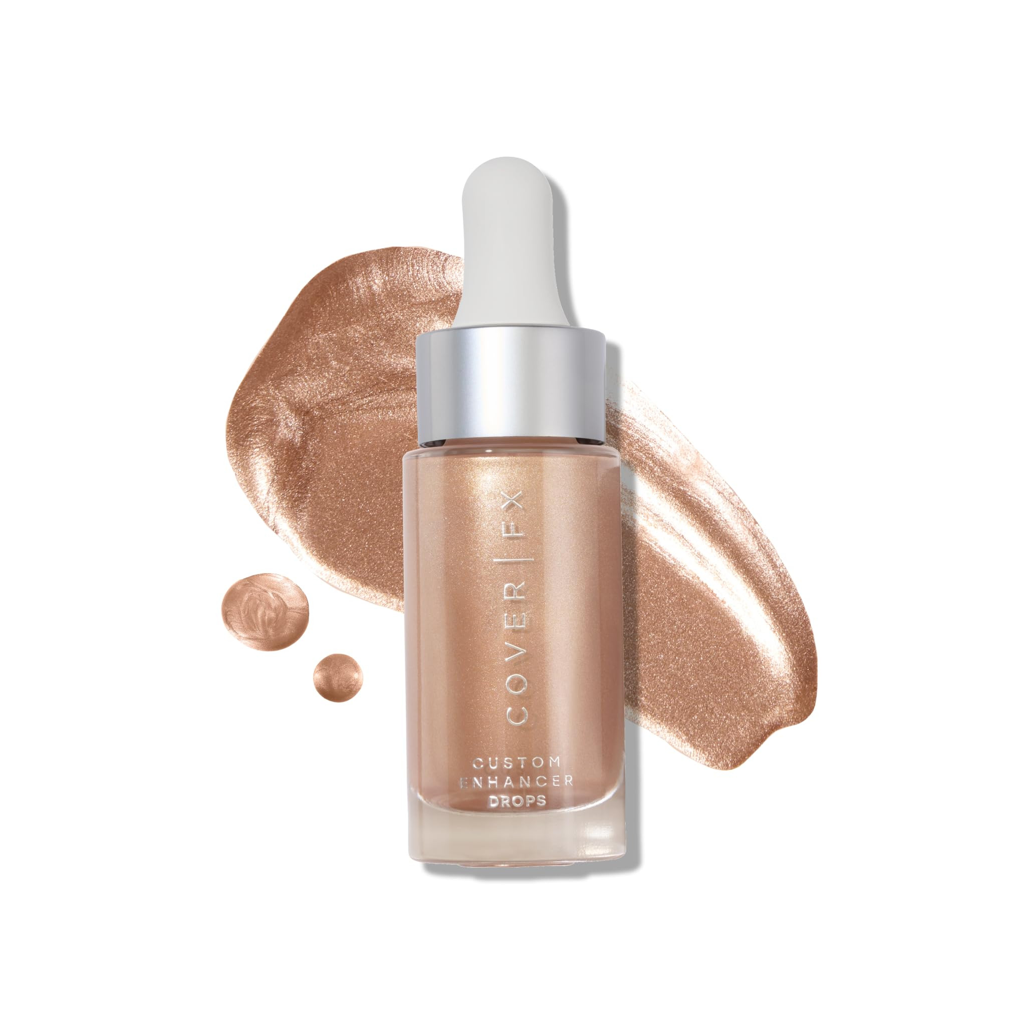 COVER FX Custom Enhancer Drops - Moonlight : Champagne Finish - 15mL - Radiant Glow - Liquid High... | Amazon (US)