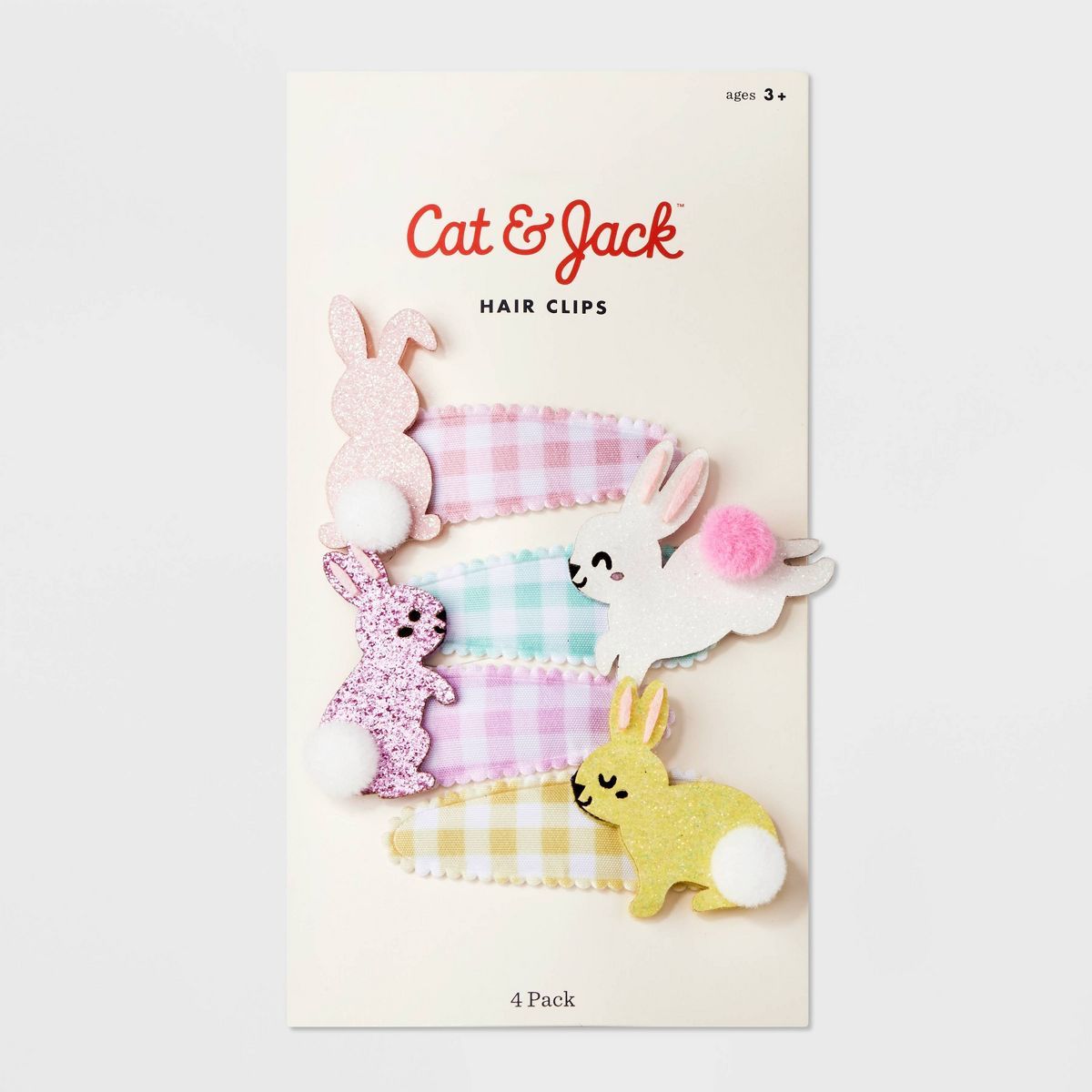 Girls' 4pk Easter Bunny Hair Clips - Cat & Jack™ | Target