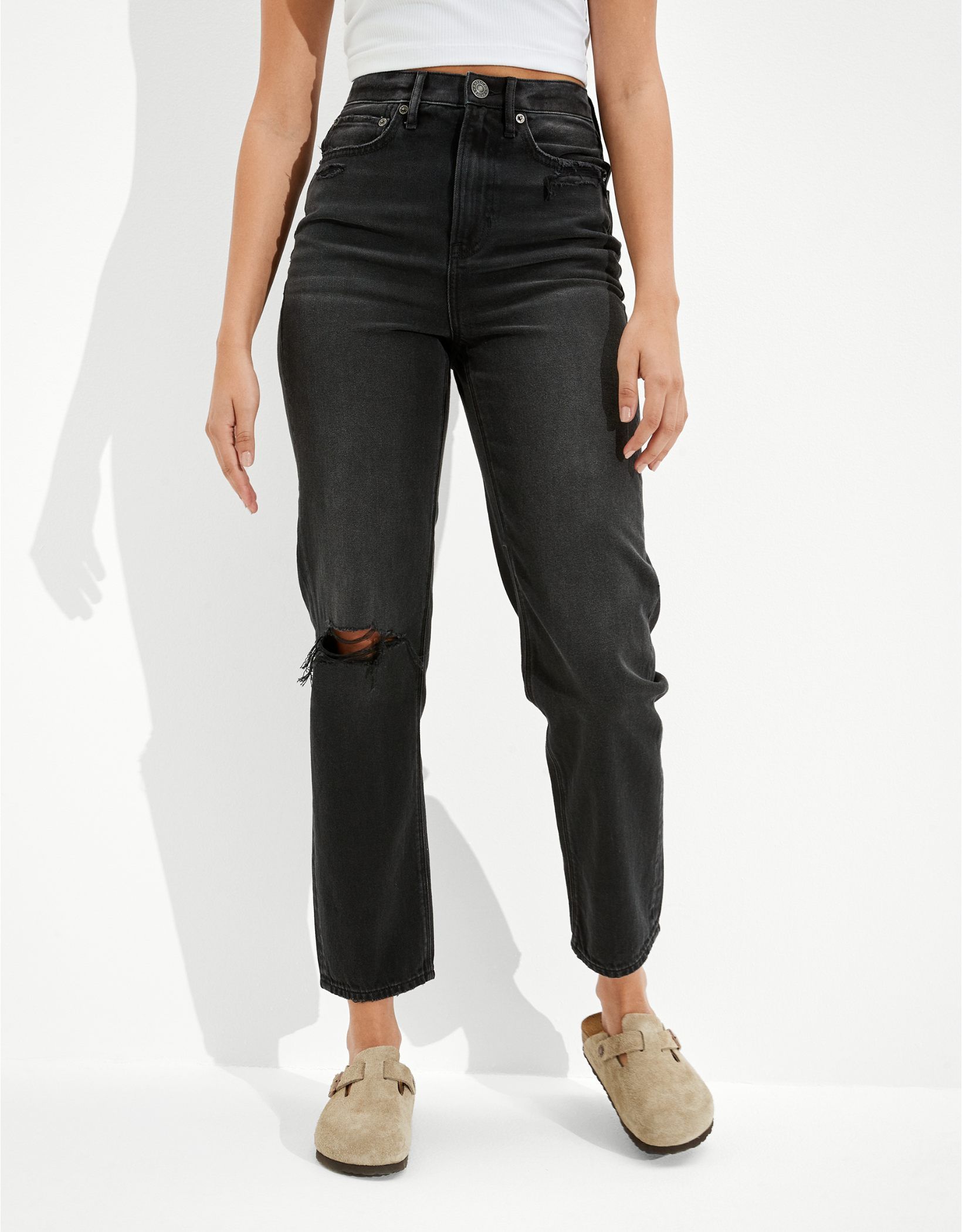 AE Highest Waist Ripped '90s Boyfriend Jean | American Eagle Outfitters (US & CA)