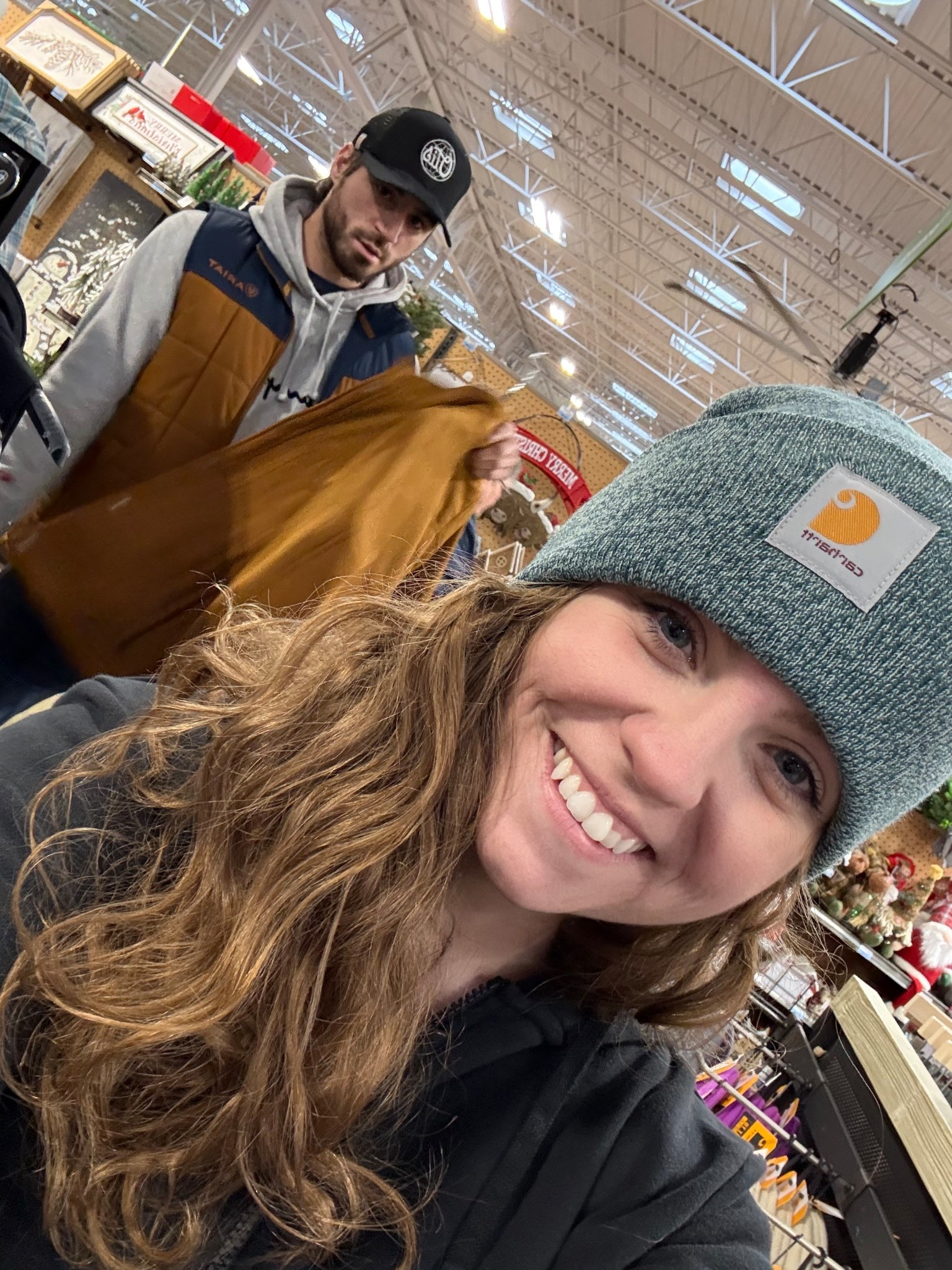 Date day - shopping without our toddler!  Cute gift ideas - Carhartt beanie for both, Ariat vest for him. #LTKdayinmylife

#LTKGiftGuide #LTKSaleAlert