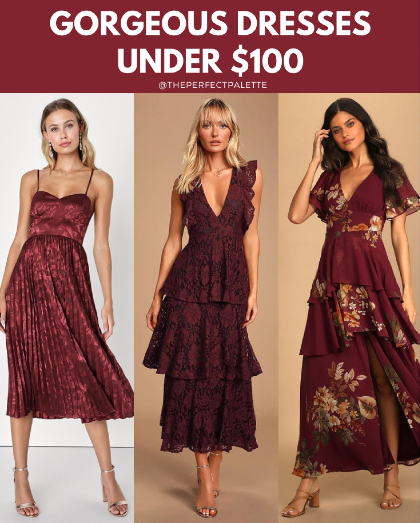 Fall wedding guest dress / bridesmaid / bridesmaid dress / fall bridesmaid dresses / 

2024 dress / guest dress / midi dress / maxi dress / lulus dress / wedding guest style / cocktail dress / wedding style / satin dress / party dress /

#LTKFindsUnder100 #LTKParties #LTKWedding