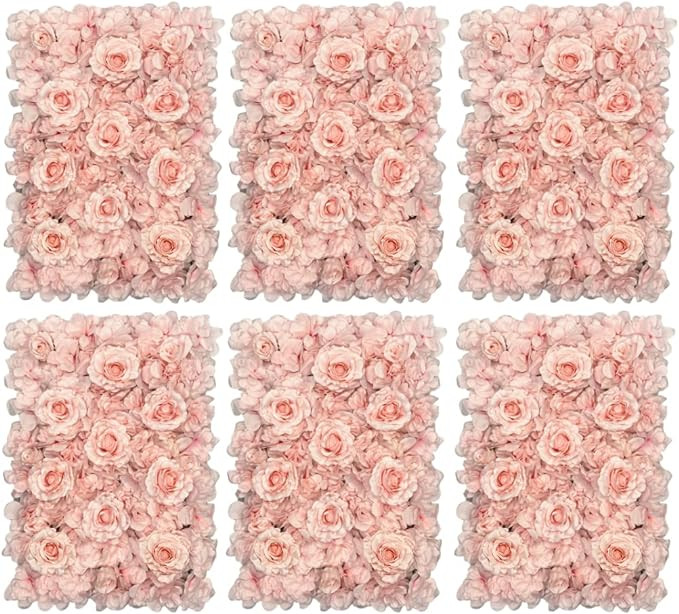 Flower Panels for Flower Wall (6 Pack) 24 Inch by 16 Inch Each | Flower Wall, Backdrop, Weddings,... | Amazon (US)