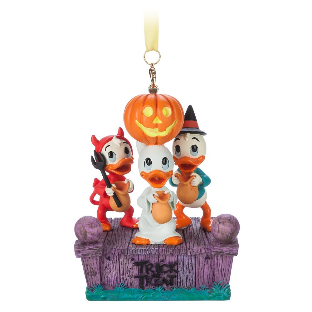 Huey, Dewey, and Louie Singing Living Magic Sketchbook Ornament – Trick or Treat | Disney Store