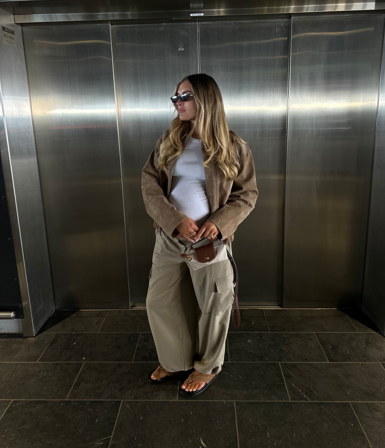 Pregnancy friendly outfit 🤎 

#LTKmaternity #LTKstyletip #LTKsale