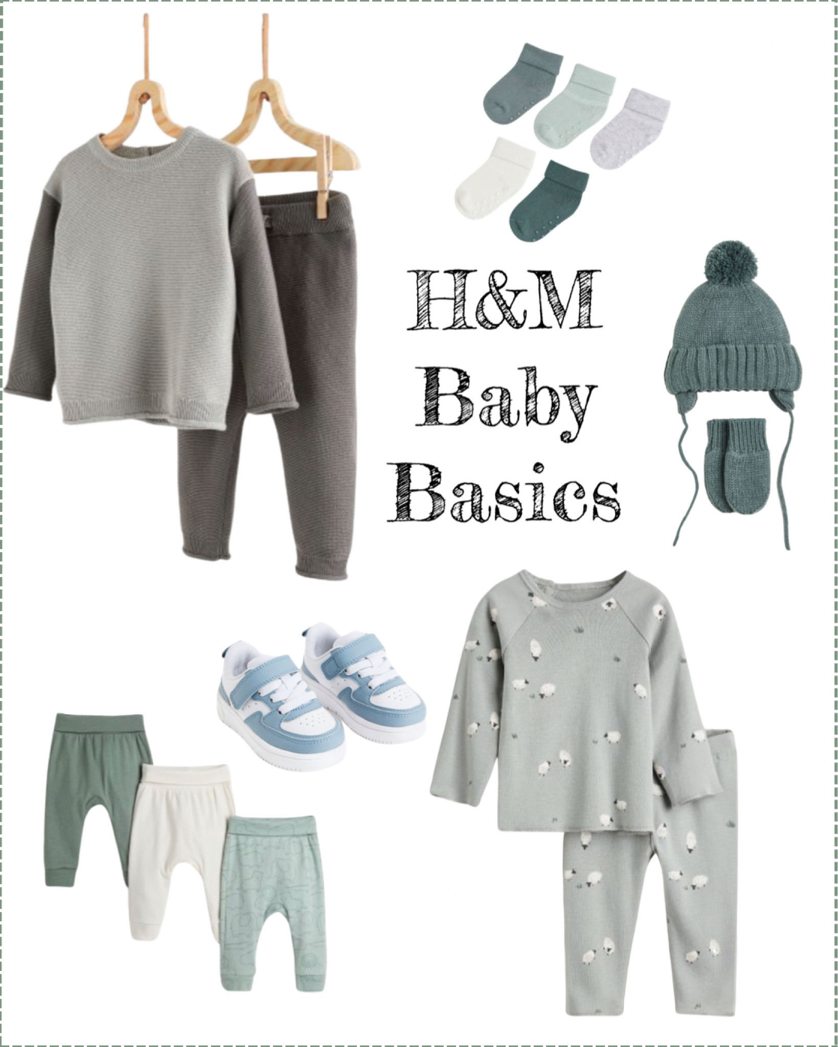 Baby boy basics from H&M! 💙💚 #boyclothes #baby #babyboy #babyboyclothes
