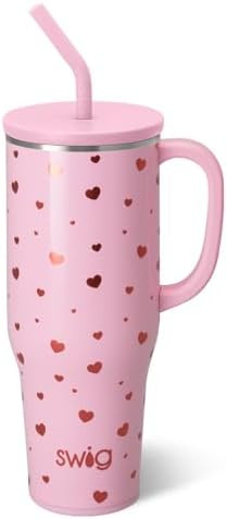 Swig Life 40oz Mega Mug, 40oz Tumbler with Handle and Straw, Extra Large Insulated Tumblers, Cup ... | Amazon (US)