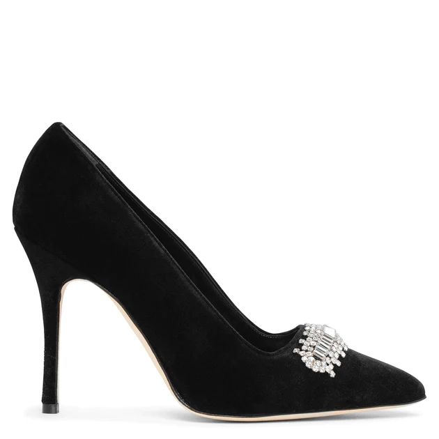 Bottara 105 black velvet pumps | Shop Savannahs (US)