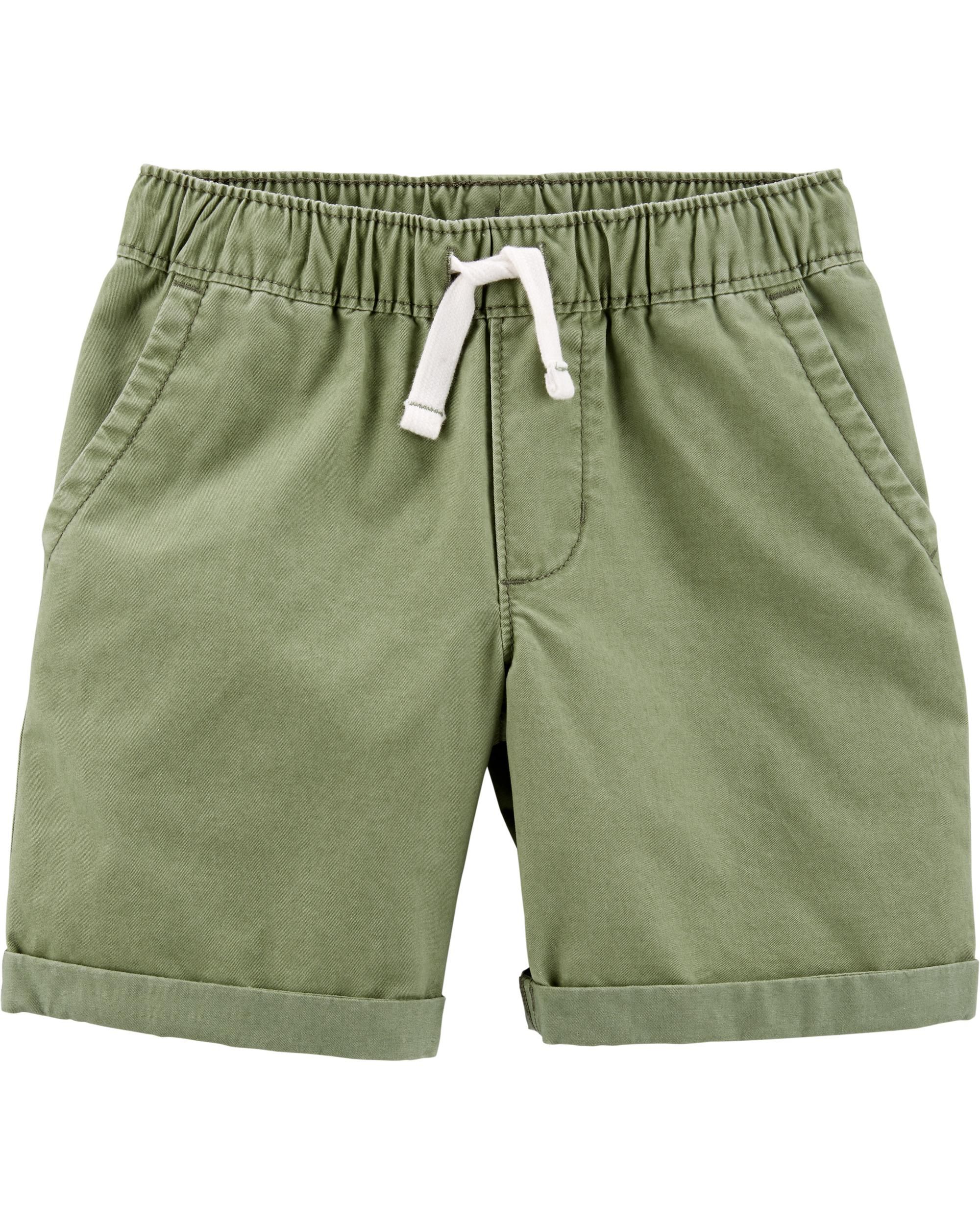 Pull-On Twill Shorts | carters.com | Carter's