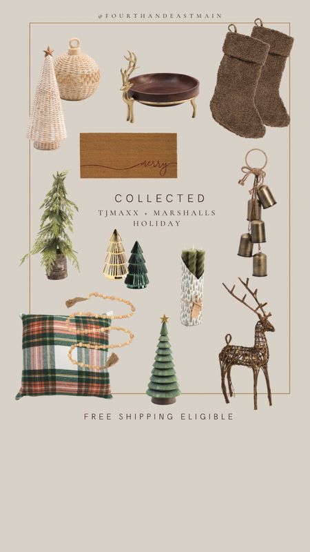 collected // holiday at tj maxx and marshalls some amazing finds here! 

holiday decor
christmas decor 
amber interiors 
plaid pillow 
door mat
reindeer
affordable holiday decor 

#LTKSeasonal #LTKunder50 #LTKhome