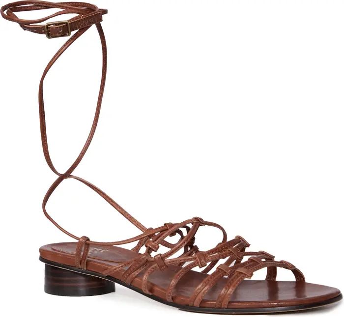 PAIGE Evan Ankle Tie Sandal | Nordstrom | Nordstrom