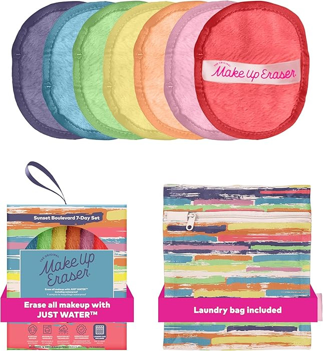 7-Day Set, Erase All Makeup with Just Water, Including Waterproof Mascara, Eyeliner, Foundation, ... | Amazon (US)