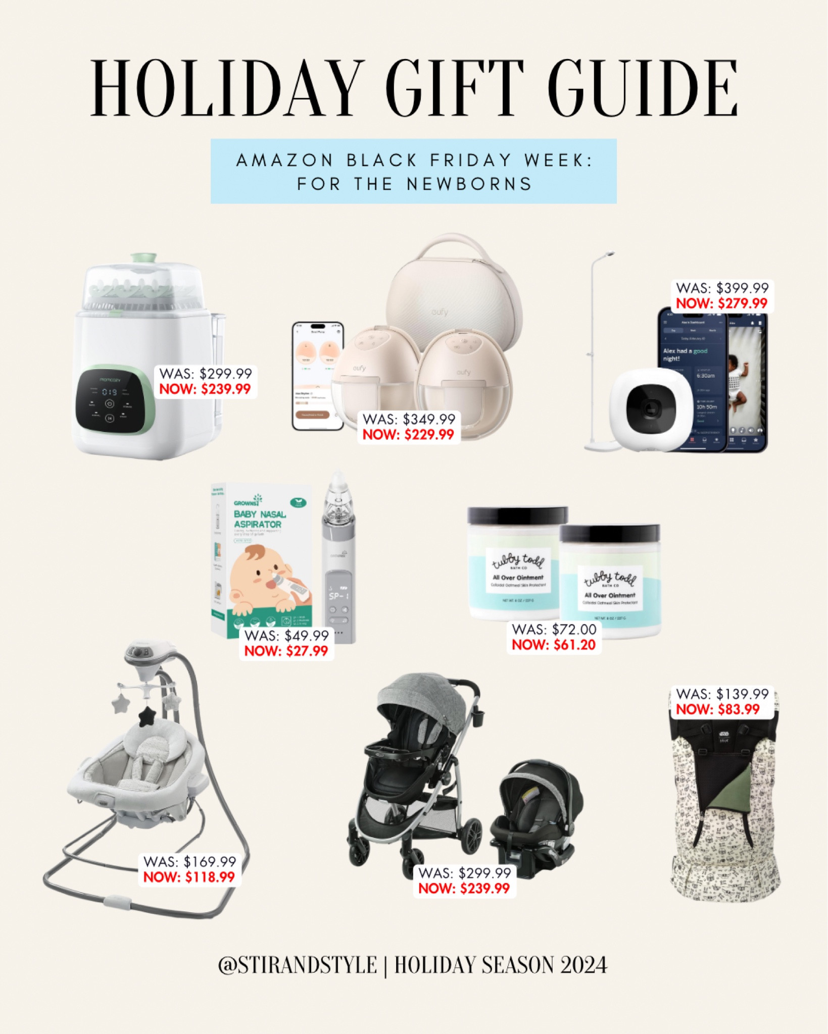 Shop Amazon’s Black Friday Week for newborn products! 🍼🎁

#LTKCyberWeek #LTKHoliday #LTKGiftGuide